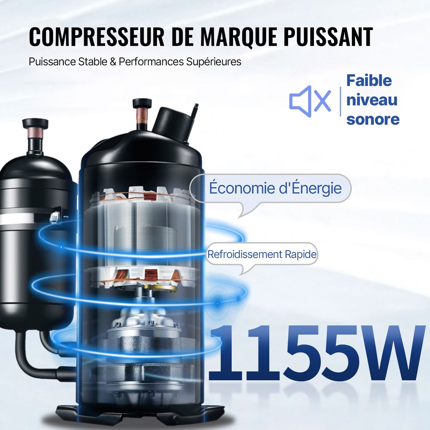 Gewerbliche Eismaschine, 22–30 l/h Leistung, 2350 W, Tischgerät mit Softeis, 2 x 6-l-Behälter, 2-l-Zylinder, LCD-Panel, Füllstandsanzeige, Alarm bei Füllstandsmangel, Frozen-Yogurt-Maschine für Restaurants, Snackbars, Silber