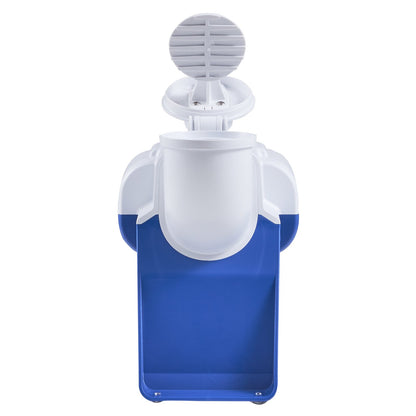 Elektrische Eiscrusher-Maschine, 80 kg/h, Schneekegelmaschine, geschabtes Eis, 180 W