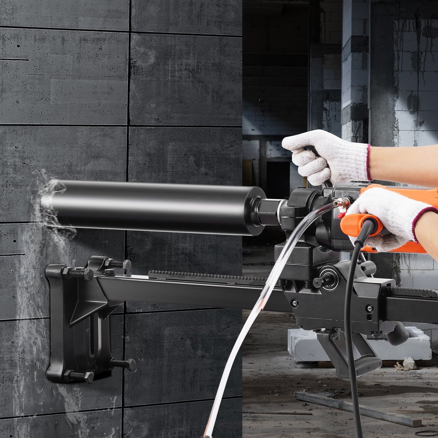 Kernbohrmaschine 2,03–18 cm Durchmesser, 2600 W, Hand- und Standkernbohrgerät