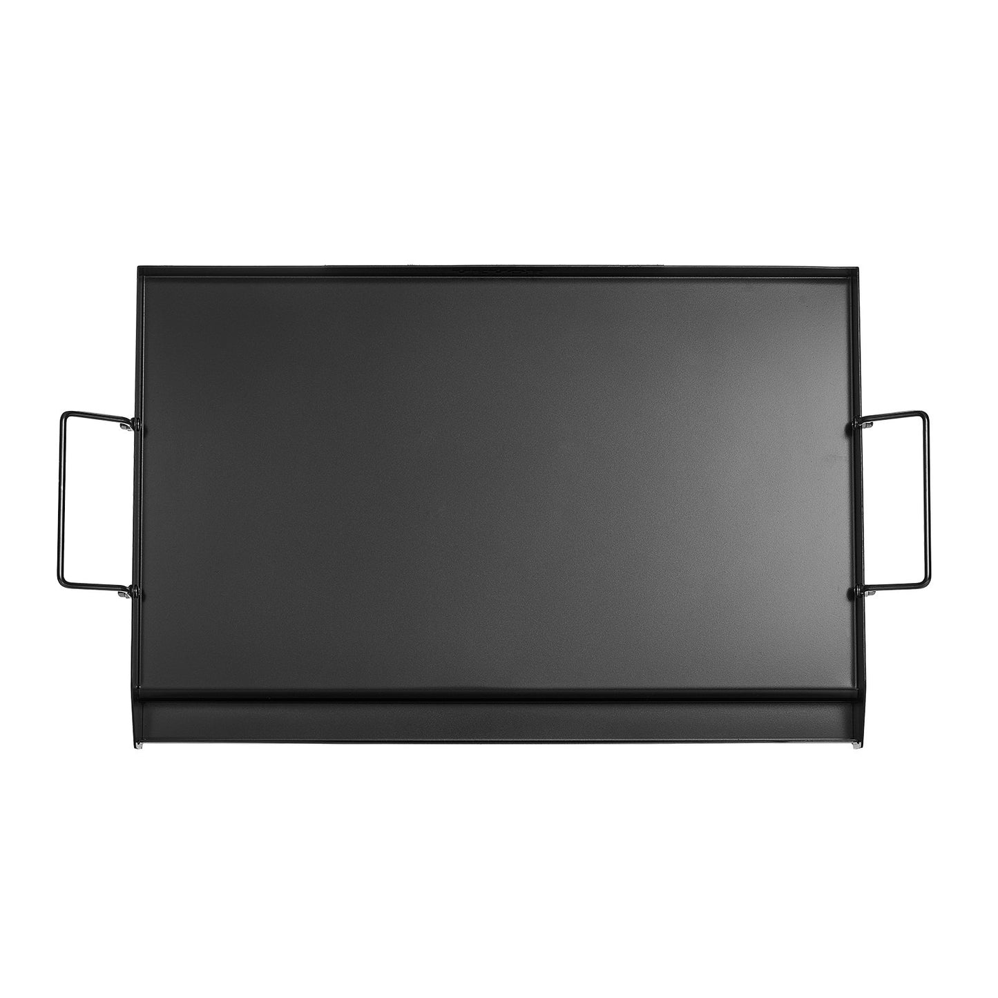 Grillplatte aus Kohlenstoffstahl, 61 x 41 cm (24 x 16 Zoll), universelle, flache, rechteckige Platte, Gasgrillplatte für BBQ-Grill, Teppanyaki, tragbares Familienkochgeschirr mit Griff, für Camping, Grillpartys