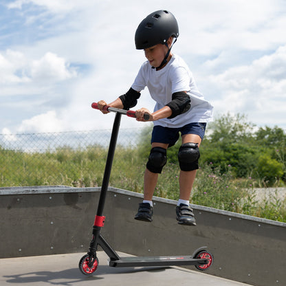 Stunt-Scooter, Profi-Trick-Scooter für Kinder (11–13 Jahre), Jugendliche, Erwachsene, Jungen und Mädchen, Freestyle-Street-Scooter für Fortgeschrittene und Anfänger, Doppellagiges, leichtes Aluminiumdeck