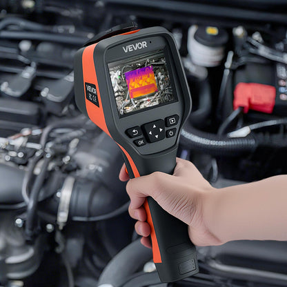 Thermal Camera, 256 x 192 IR Resolution, Handheld Thermal Imaging Camera with 2MP Visual Camera, 25HZ Refresh Rate Infrared Imager with 3.5-Inch Touch Screen, -4°F to 1022°F, WIFI Supported