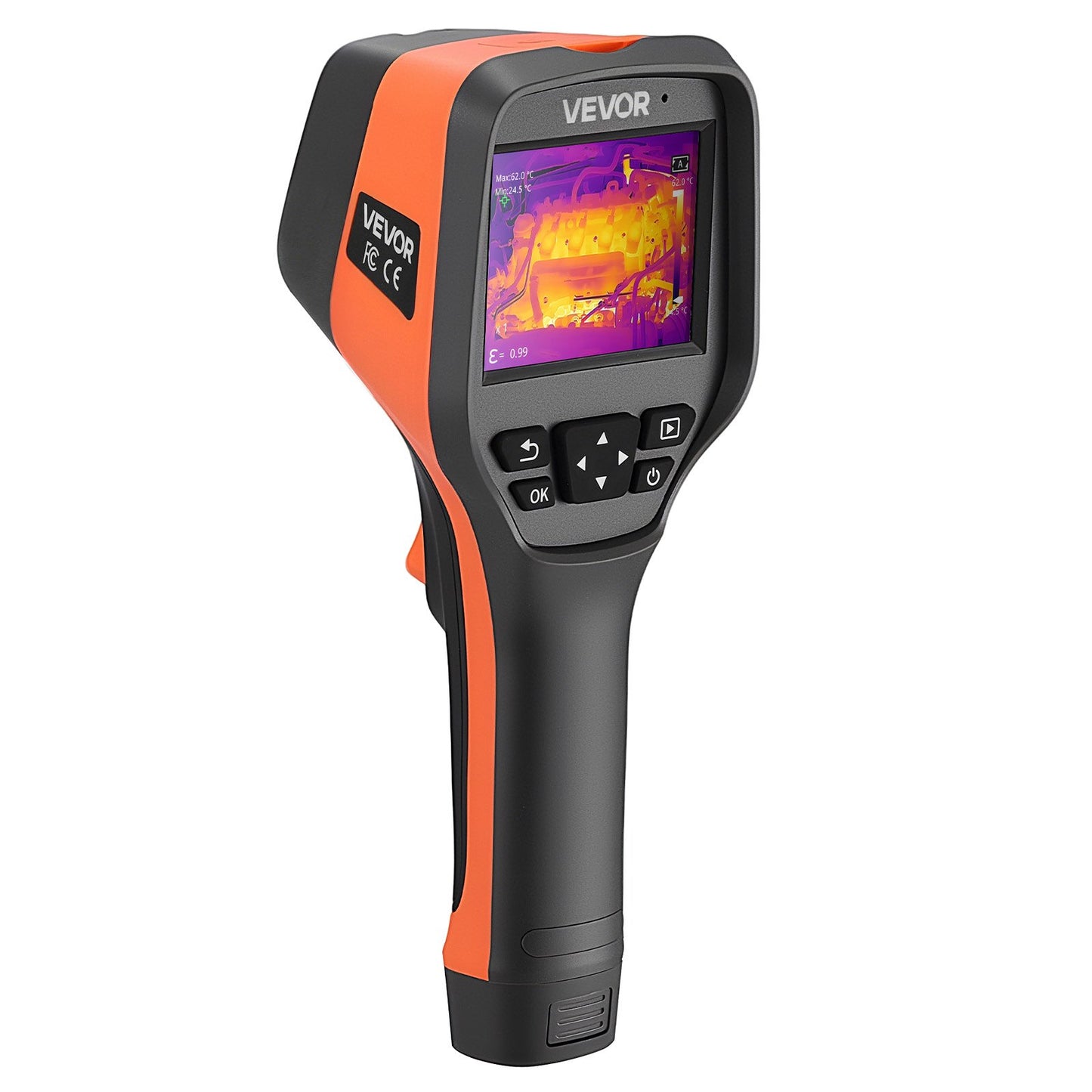 Thermal Camera, 256 x 192 IR Resolution, Handheld Thermal Imaging Camera with 2MP Visual Camera, 25HZ Refresh Rate Infrared Imager with 3.5-Inch Touch Screen, -4°F to 1022°F, WIFI Supported