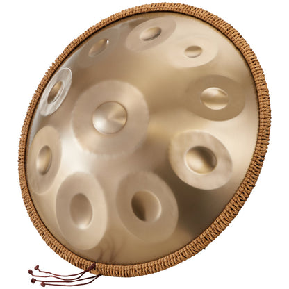 Handpan Drum 55.9 cm 10 Notes D Minor Hand Drum Instrument with Mallet