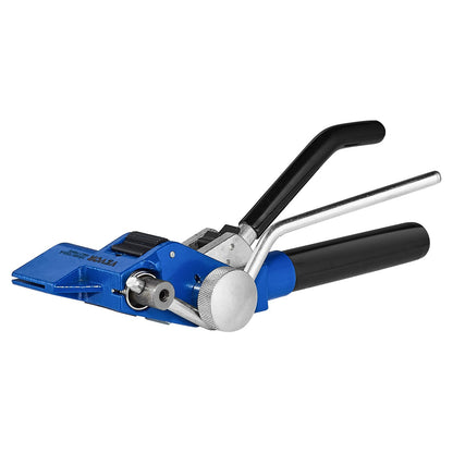 Banding Strapping Kit with Strapping Tensioner Tool, 100 ft Length 304 Stainless Steel Banding, 100 Metal Seals, Pallet Packaging Strapping Banding Kit, Banding Packaging Strapping for Packing