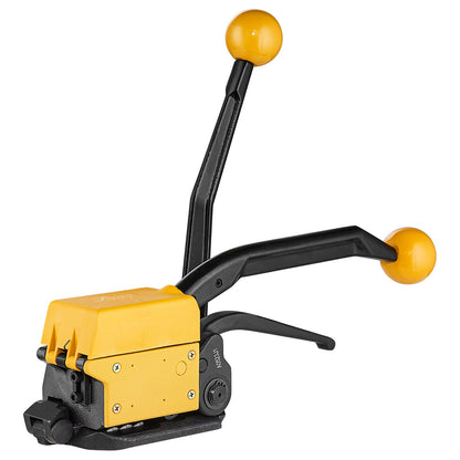 Steel Strapping Tool for 1.3-1.9 cm Width, 3-in-1 (Tensioner, Crimper, Cutter) Manual Belt Packaging Banding Machine Packaging Metal Steel Strapping Banding Tool Machine for Stainless Steel Strap