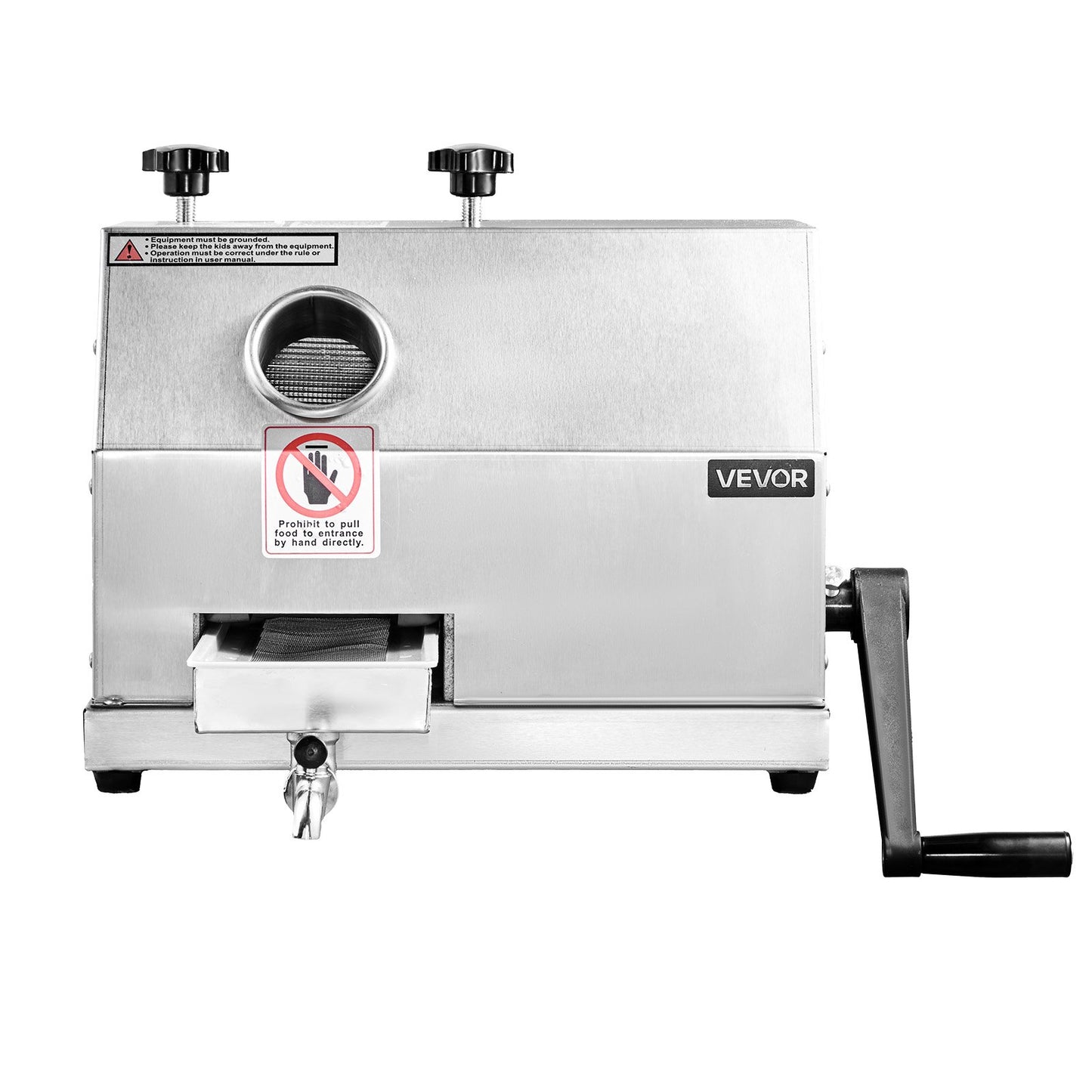 Gewerbliche Zuckerrohrpresse, 50 kg/h Ausstoß, 3 Walzen, 62 mm Einlass