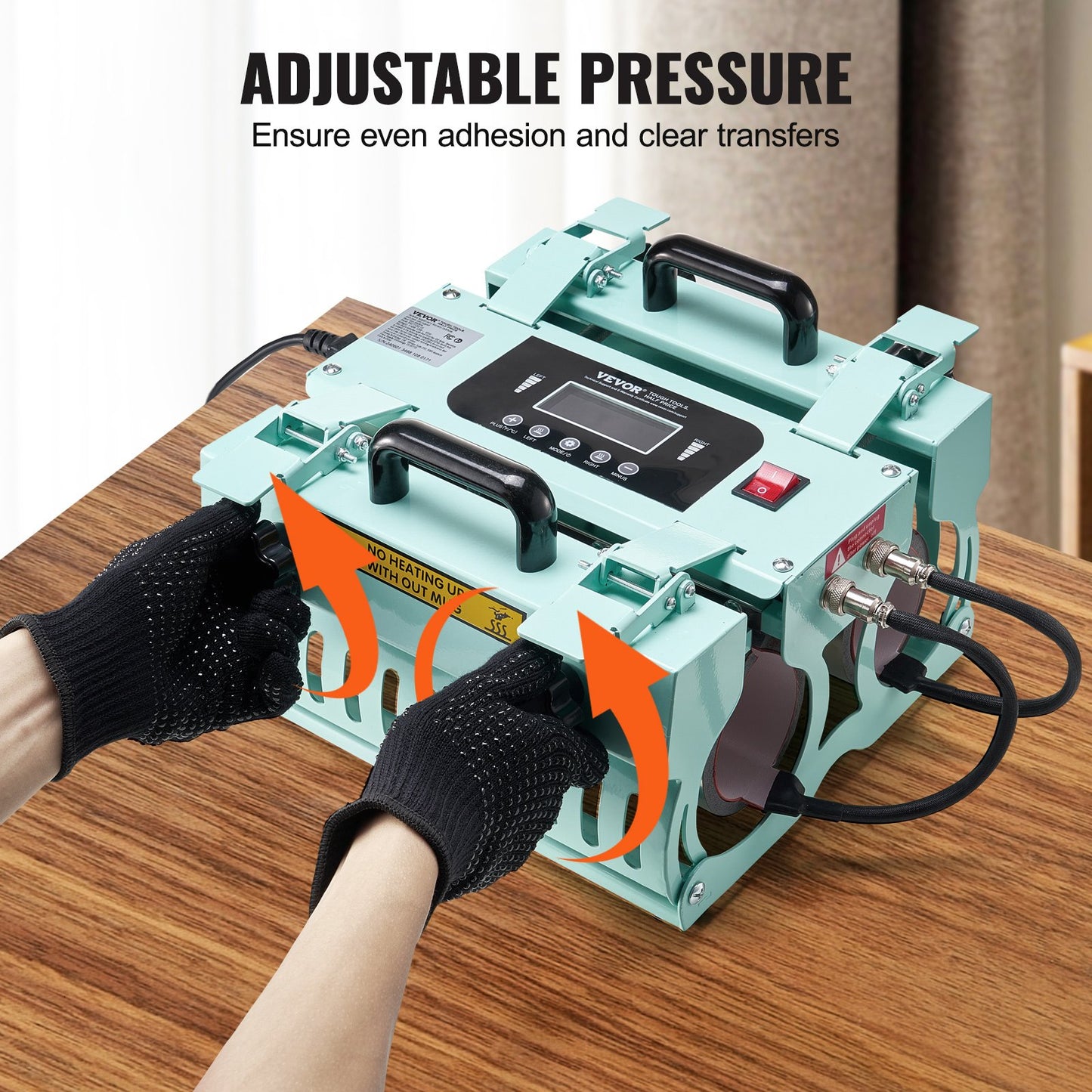 Tassenpresse mit 2 Heizstationen, 311,8–850,5 g, für Sublimationsdruck