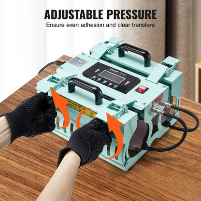 Tassenpresse mit 2 Heizstationen, 311,8–850,5 g, für Sublimationsdruck