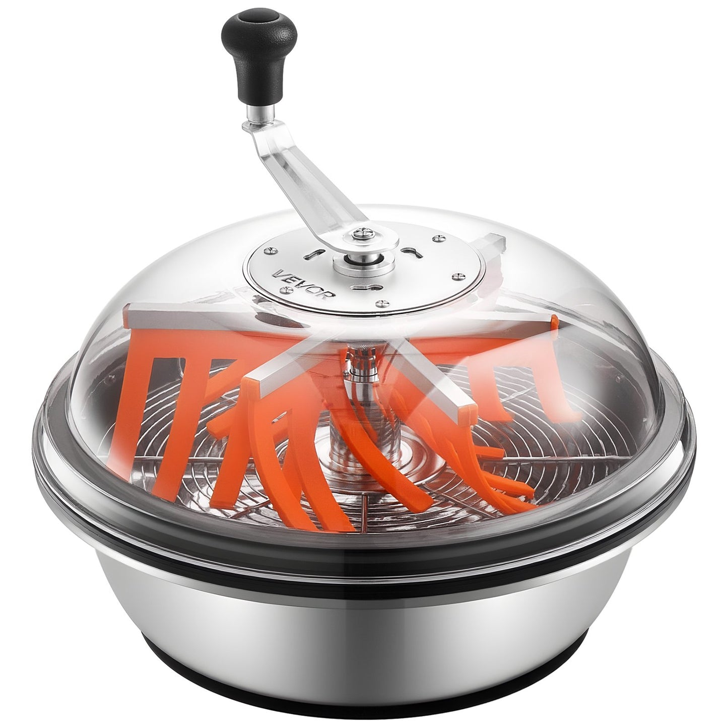 Bud Leaf Bowl Trimmer, 420 mm Manual Bud Trimmer, with Sharp Stainless Steel Blades, Visual Cutting, Wet & Dry Hydroponic Cutting Machine, Twisted Spin Cut for Plants Leaves Buds Flowers