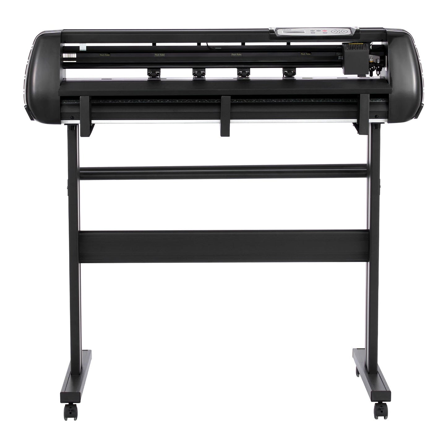 Vinyl Cutter Machine, 870 mm Max Feed Width, Dual Blades, Adjustable Force and Speed, LED Display, Vinyl Plotter Cutter Printer with Signmaster Software for Compatible with Windows and macOS