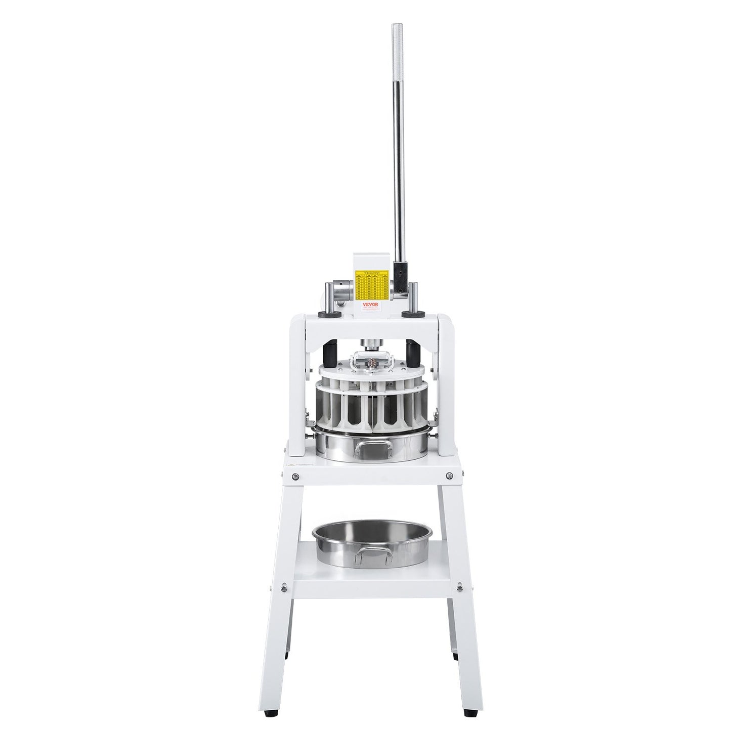 Teigteiler und -rundmacher, 10-teiliges manuelles Teigteiler-Set, 120–560 g Teigteiler mit Handpresse, inklusive Blech und Klinge aus Edelstahl 304, ideal für Bäckereien, Restaurants und den gewerblichen Einsatz.