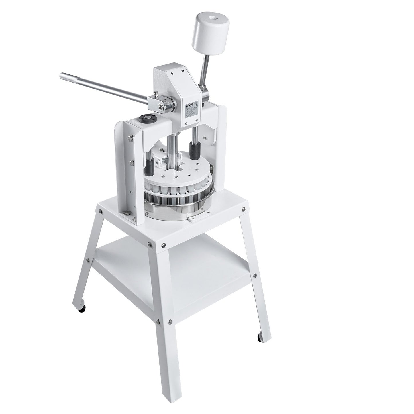 Dough Divider Rounder, 40PCS Manual Dough Equal Divider Machine, 1.06oz - 4.94oz Hand Press Dough Cutter with 304 Stainless Steel Tray and Blade, Bread Maker for Bakery, Restaurant, Commercial