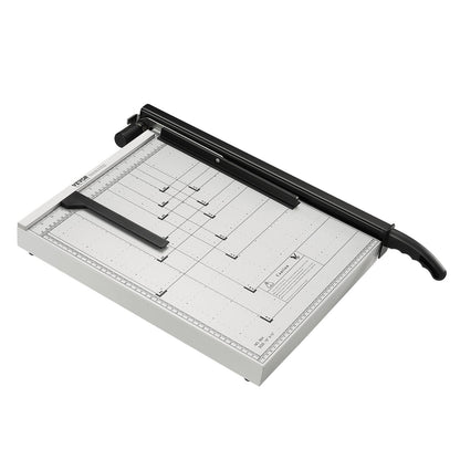 Paper Cutter, Guillotine Trimmer, 457.2 mm Cut Length, 20 Sheets Capacity, Heavy Duty Guillotine Paper Cutter with Guard Rail/Blade Lock for Cardstock/Cardboard, Paper Trimmer for Home Office School