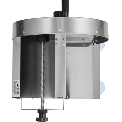 Manual Vegetable Fruit Slicer, 0-0.5"/0-12mm Thickness Adjustable Commercial Slicer Machine, Stainless Steel Food Cutter Slicing Machine with 2 Spare Blades, for Potato, Cucumber, Lemon, Tomato