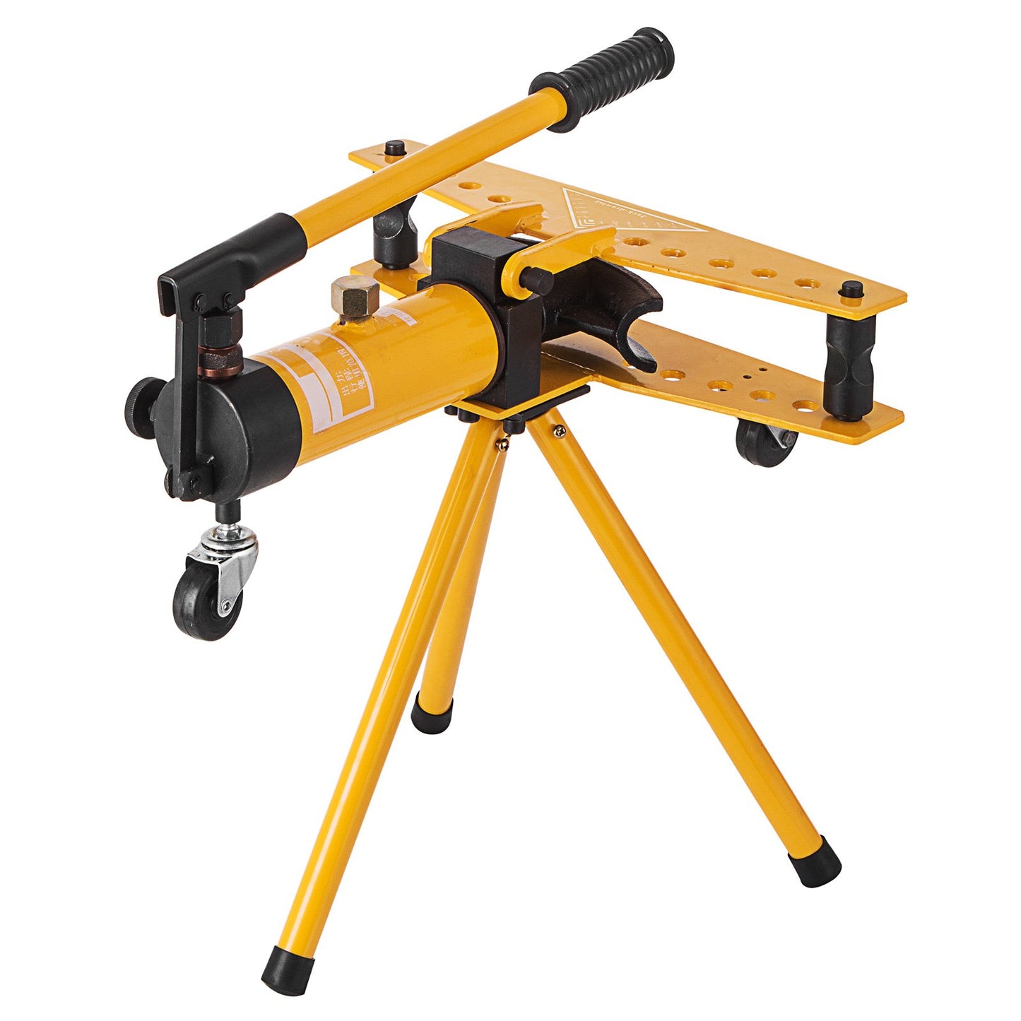 Manuelle hydraulische Rohrbiegemaschine, 10 Tonnen, Durchmesser 6,4–25,4 mm, 6 Biegebacken für Heizungs- und Rohrleitungsbau