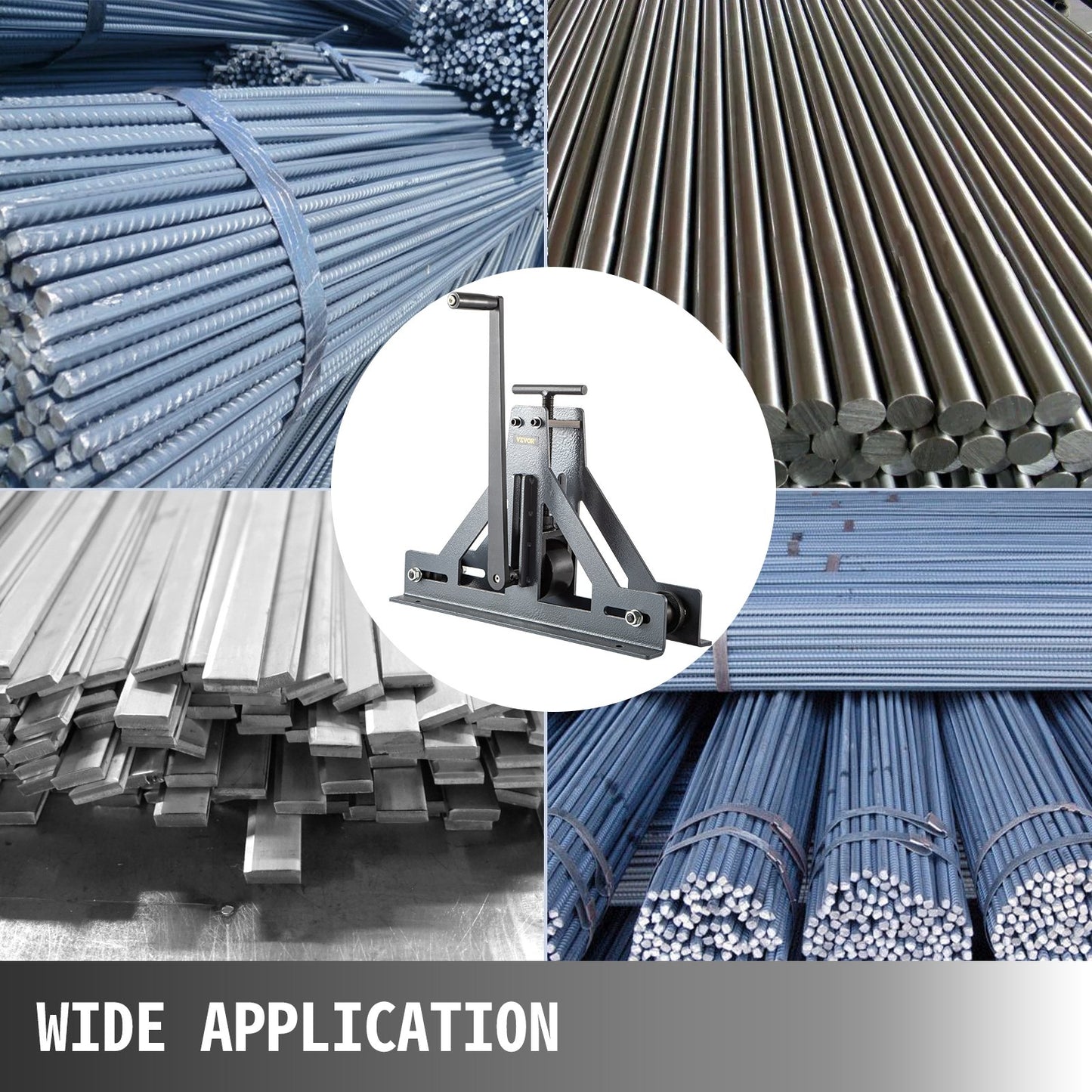 Rohrbiegemaschine 3,8 cm Rohrbiegemaschine, manuell, Vierkant- und Rechteckrohrbieger, 14 Gauge Rohrbiegemaschine, Flachstangenbieger für Baustahl, Kupfer und Aluminium