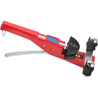 Manuelles Rohrbiegeset mit 7 Köpfen (1/4" bis 7/8") und Multifunktions-Ratschen-Rohrbieger