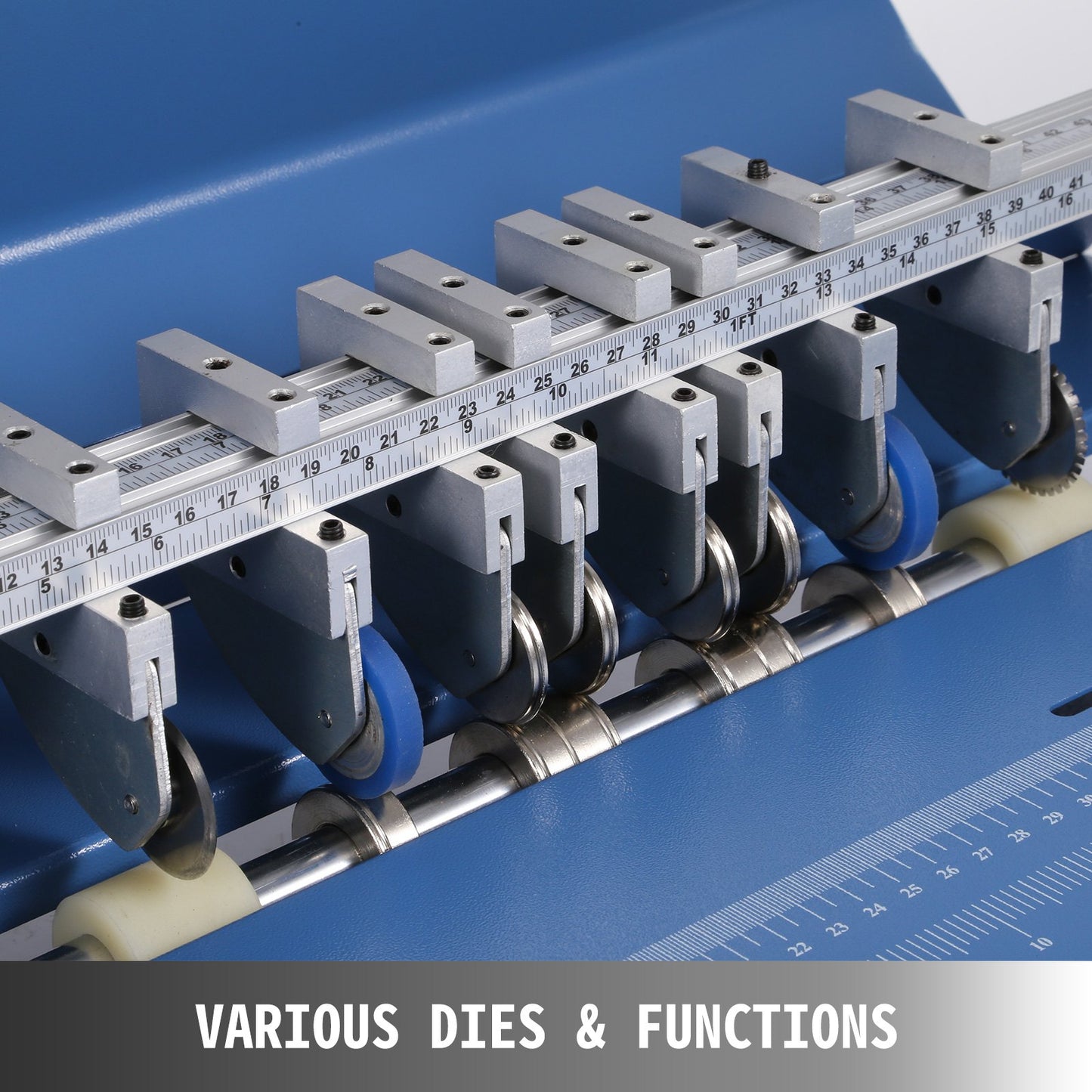 20.5" 520mm Electric Creasing Machine 3 in 1 Paper Creaser Perforating Scoring Hevay Duty Metal Electric Creaser for Paper Card Book Scoring