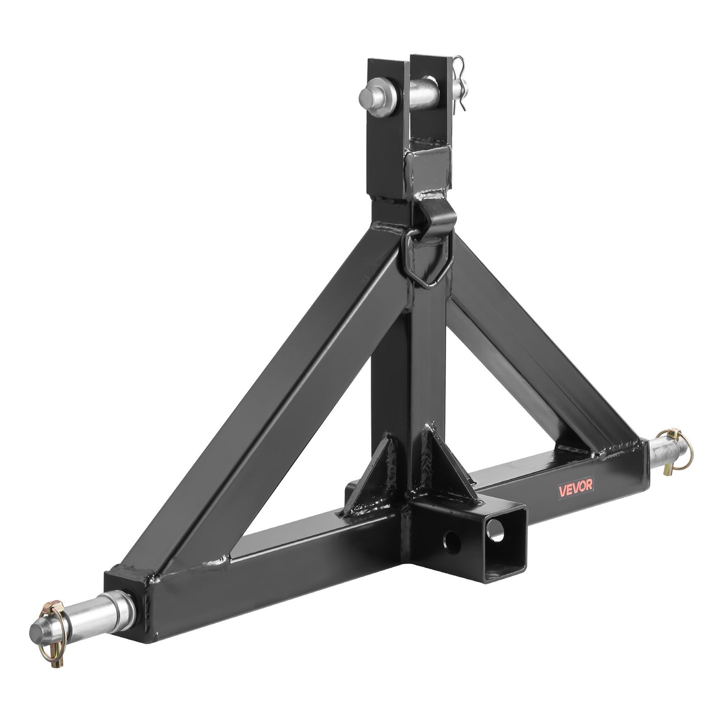 Dreipunktaufhängung mit 2-Zoll-Aufnahme, Dreipunkt-Schnellkupplung, 3.000 lbs Tragfähigkeit, Hochleistungs-Traktor-Zugvorrichtung, kompatibel mit Kubota, Mahindra, John Deere, Massey Ferguson