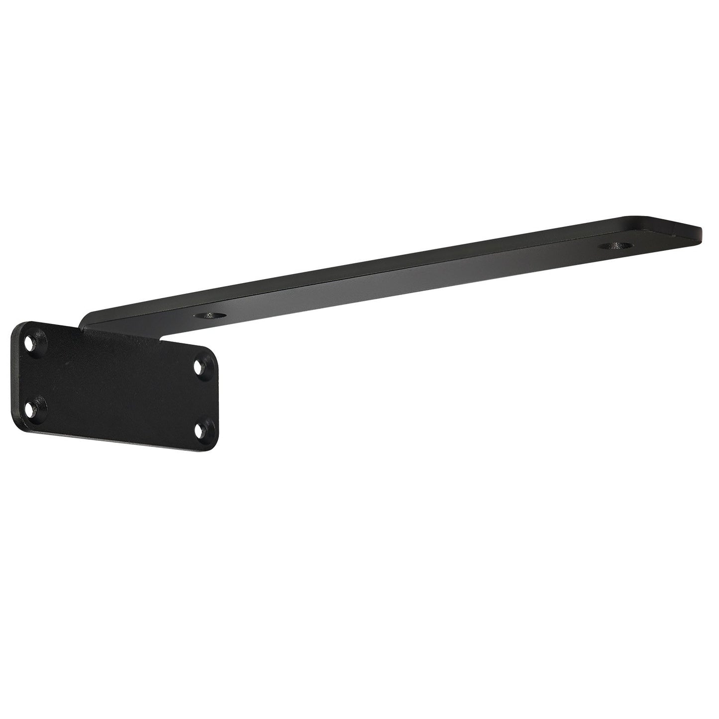 Shelf Bracket, 12”L x 4”W x 1.6”H 6 Pcs, Heavy Duty Floating Shelf Brackets, Brackets for Shelves, 5mm Thick Matte Black L Shelf Bracket,Steel Shelving Brackets with 160 lbs Load Capacity