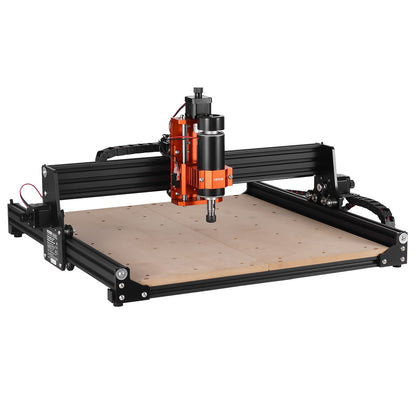 CNC Router Machine, 300W, 3 Axis GRBL Control Wood Engraving Carving Milling Machine Kit, 15.75 x 15.75 x 2.36 in / 400 x 400 x 60 mm Working Area 1200 RPM for Wood Acrylic MDF PVC Plastic Foam