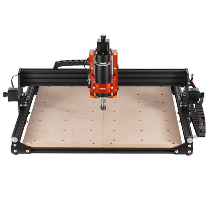CNC Router Machine, 300W, 3 Axis GRBL Control Wood Engraving Carving Milling Machine Kit, 15.75 x 15.75 x 2.36 in / 400 x 400 x 60 mm Working Area 1200 RPM for Wood Acrylic MDF PVC Plastic Foam
