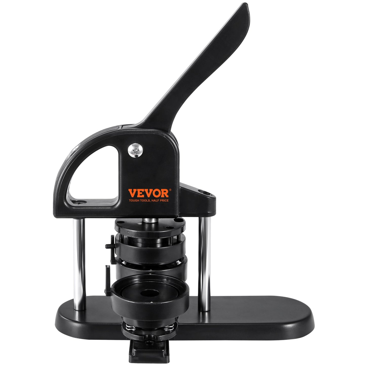 Buttonmaschine, 1/1,25/2,28 Zoll (25/32/58 mm) 3-in-1-Pin-Maschine, Installationsfreies Abzeichen-Stanzpressen-Set, Zubehör zur Buttonherstellung mit 300 Buttonteilen, Kreisschneider, Zauberbuch