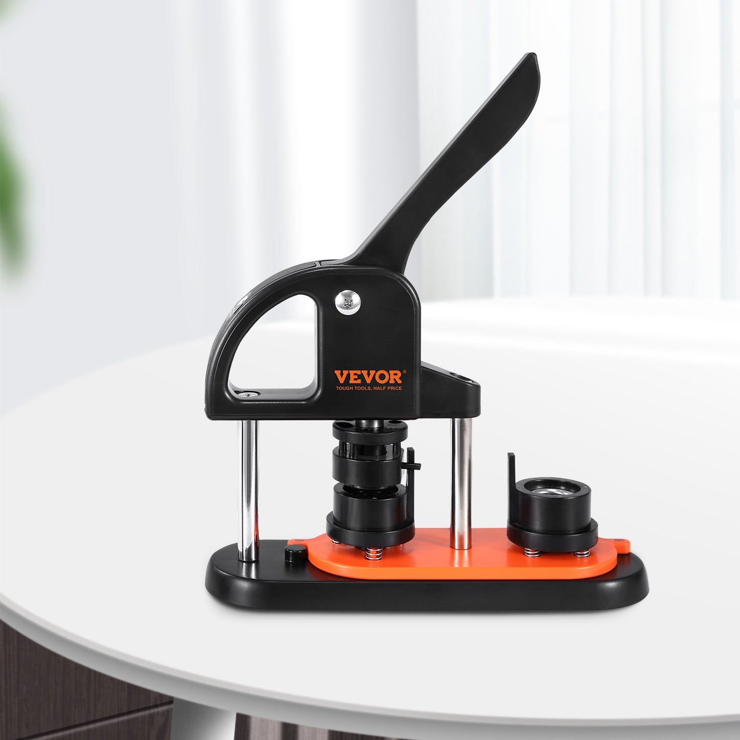 Buttonmaschine, 25-mm-Pin-Maschine, Installationsfreies Stanzpressen-Set für Anstecknadeln, Bastelset für Kinder zum Basteln von Buttons mit 500 Buttonteilen, Kreisschneider, Zauberbuch