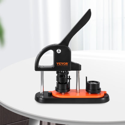 Buttonmaschine, 25-mm-Pin-Maschine, Installationsfreies Stanzpressen-Set für Anstecknadeln, Bastelset für Kinder zum Basteln von Buttons mit 500 Buttonteilen, Kreisschneider, Zauberbuch