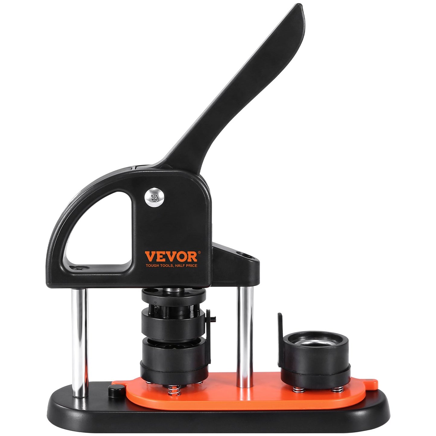 Buttonmaschine, 32-mm-Pin-Maschine, Installationsfreies Stanzpressen-Set für Anstecknadeln, Bastelset für Kinder zum Basteln von Buttons mit 500 Buttonteilen, Kreisschneider, Zauberbuch