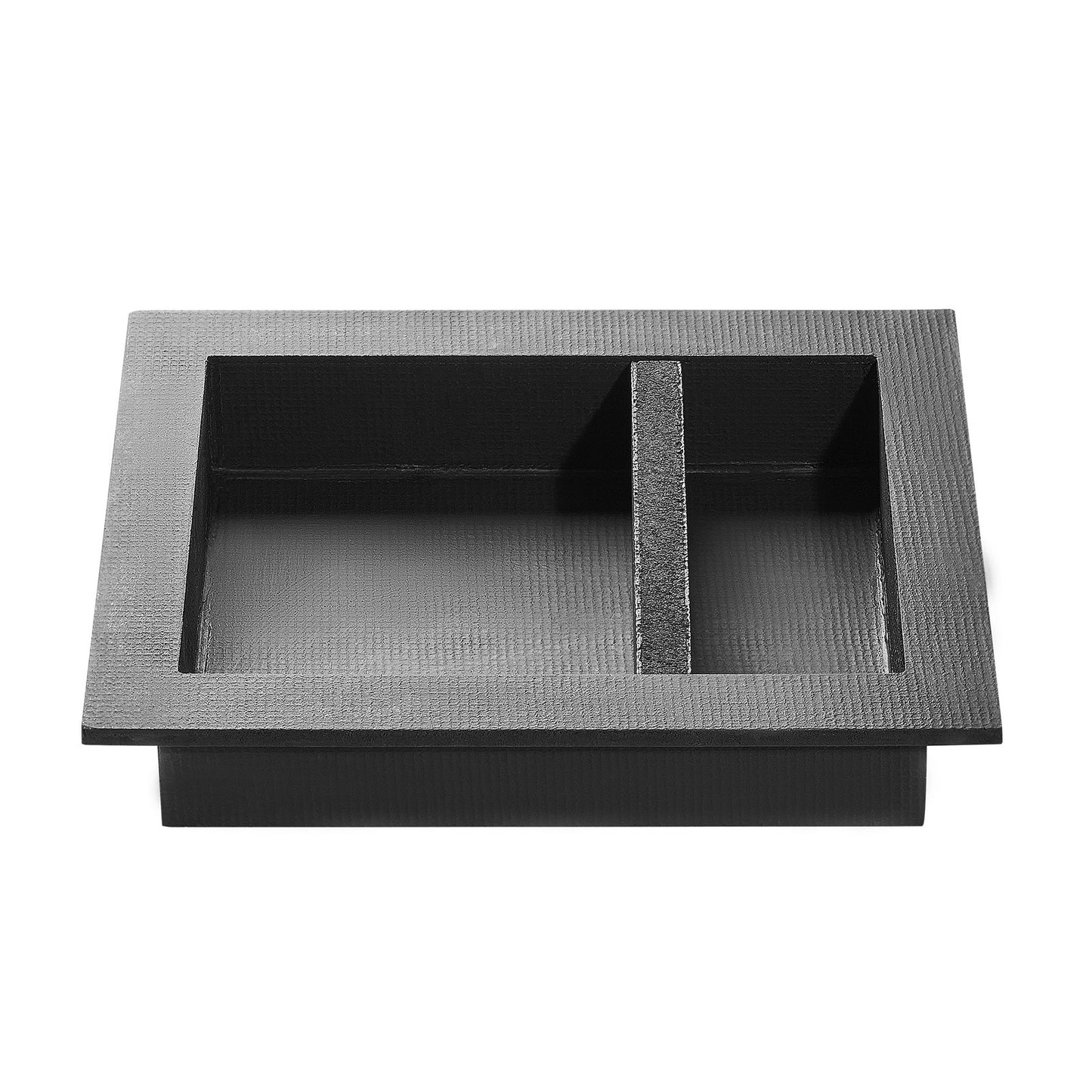 Shower Niche, 40.6 x 50.8 x 10.2 cm Recessed Wall Niche with Movable Divider Shelf, Modern Soap & Shampoo Storage Organizer, Square Corners, Sealed Waterproof Design, Black for Bathroom Shower