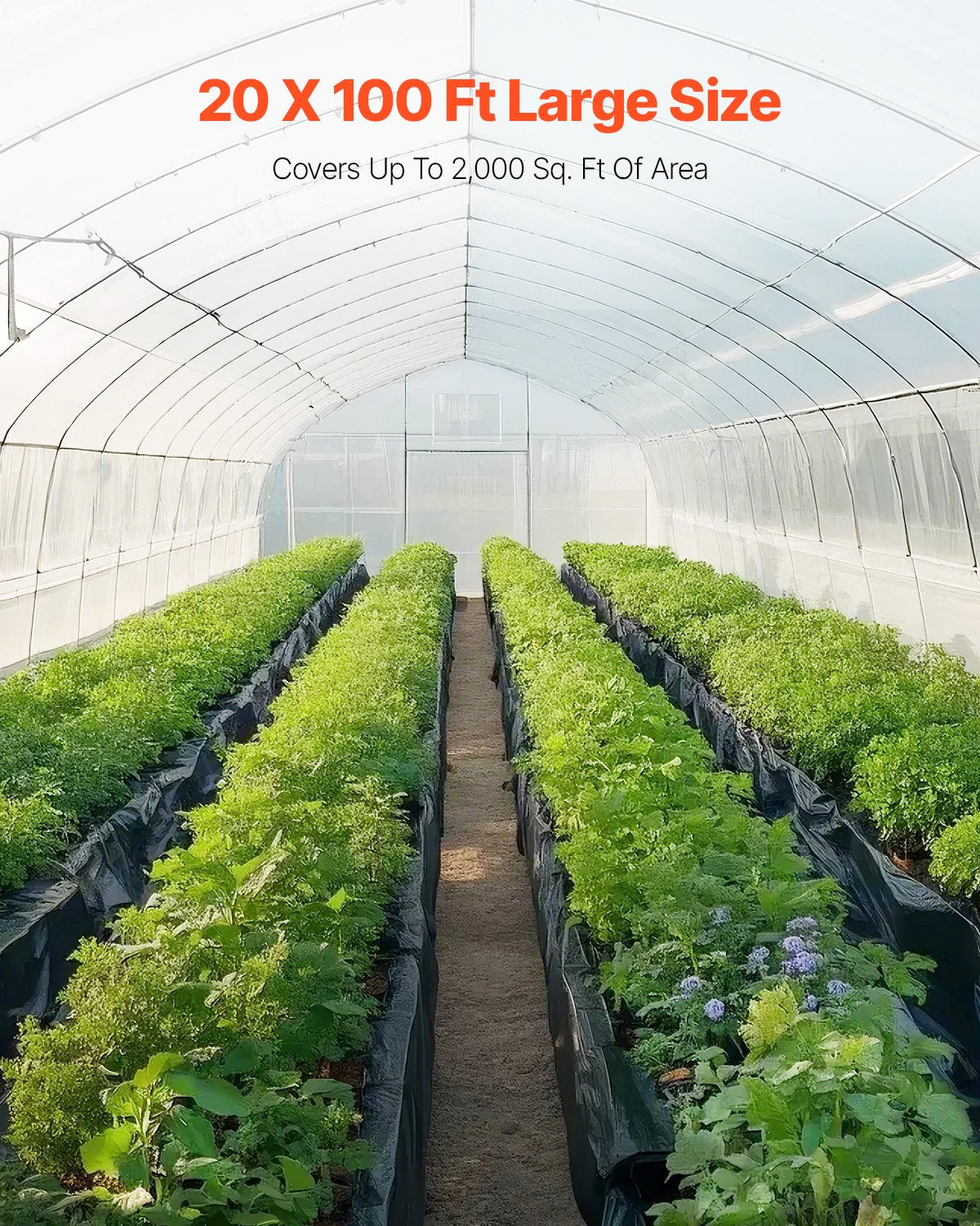 10 Mil starke, hochbelastbare Kunststofffolie, 20' x 100', dicke Kunststofffolienrolle, Abdeckplane/Malerplane, Polyethylen-Abdeckung für Kriechkeller, Dampfsperre, Mehrzweck, Schwarz