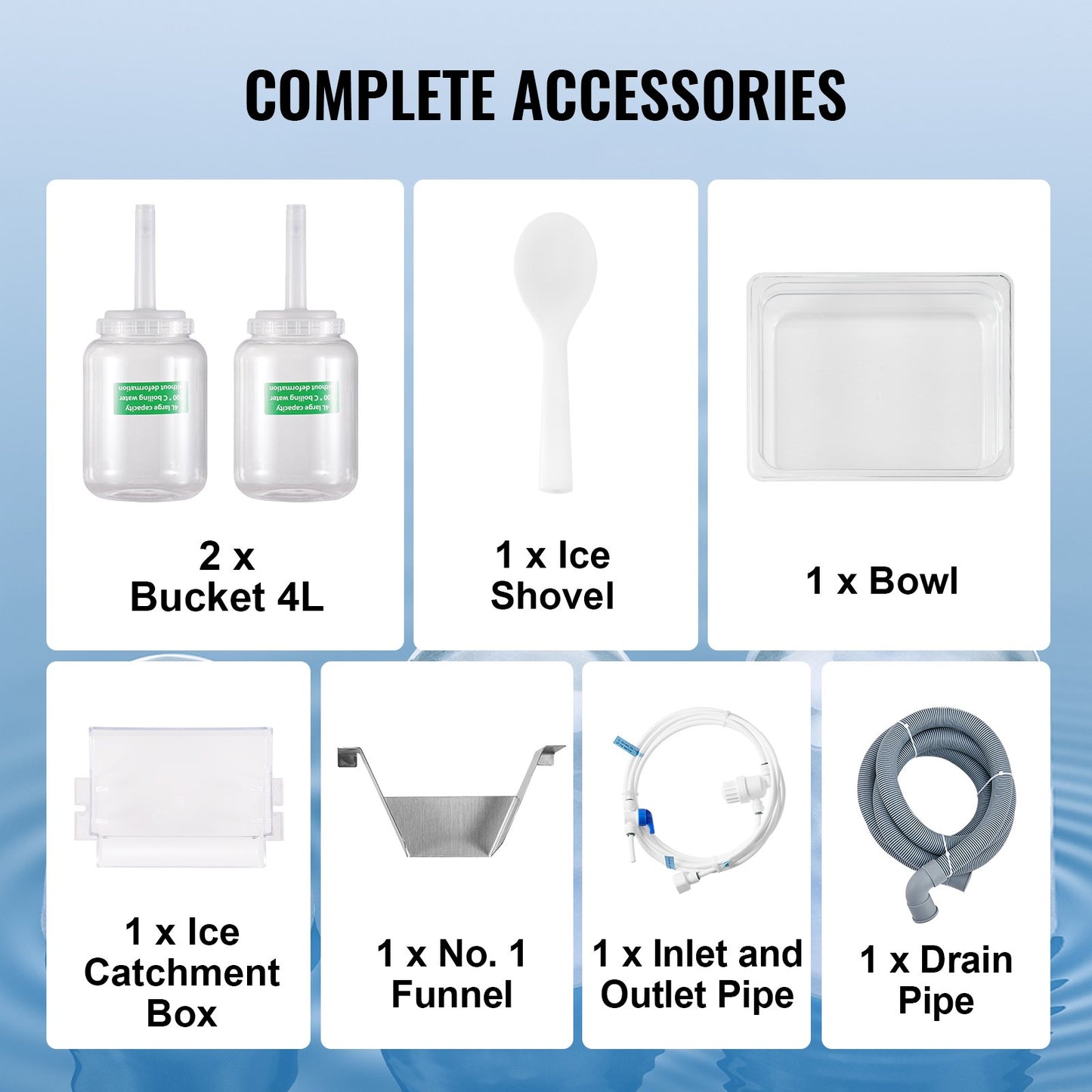 Gewerbliche Schneeflocken-Eismaschine, 175 kg/24 h, Eismaschine mit Edelstahl-Eisraspel, elektrische Schneekegelmaschine, Flüssigkeitskühlsystem für schnelle Wärmeableitung, Eiscreme
