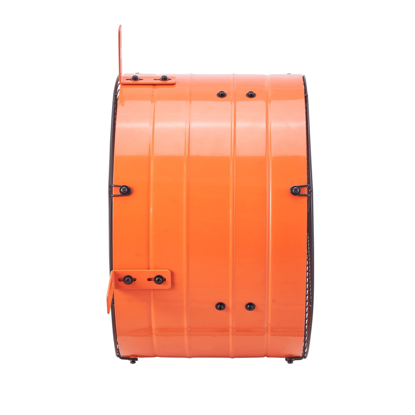 Giebelmontierter Dachbodenventilator, 40 cm (16 Zoll) mit einstellbarem Thermostat und Außengitter, 2940 CFM (ca. 89 m³/h) Luftleistung, kühlt Räume bis zu 390 m² (4200 Quadratfuß), leise Belüftung für Dach, Garage und Werkstatt, leuchtendes Orange