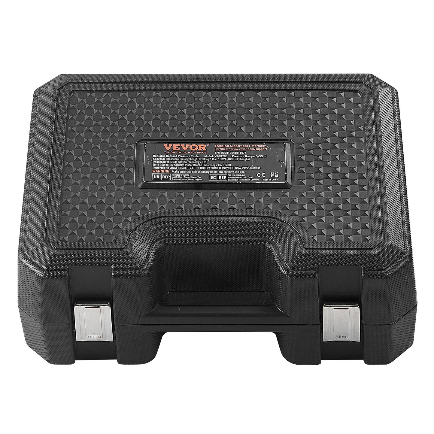 28 pcs Universal Radiator Pressure Tester Kit, Coolant Pressure Tester Kit with Manual Pump and Color-coded Test Caps, Coolant Vacuum Refill kit for Cars Motorcycles Trucks Cooling System