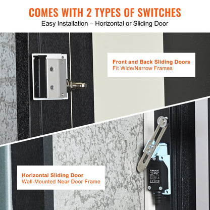 1,5 m großer, leistungsstarker Luftschleier für den gewerblichen Innenbereich mit 2 Geschwindigkeiten und 3566 m³/h Luftdurchsatz, UL-zertifiziert, zur Wandmontage für Türen, Türventilator mit robustem Endschalter, einfach zu installieren, unbeheizt