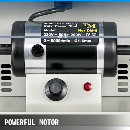 Schmuckpoliermaschine, Tischpoliermaschine, Staubabsaugung, Poliertisch, Poliermaschine mit Licht