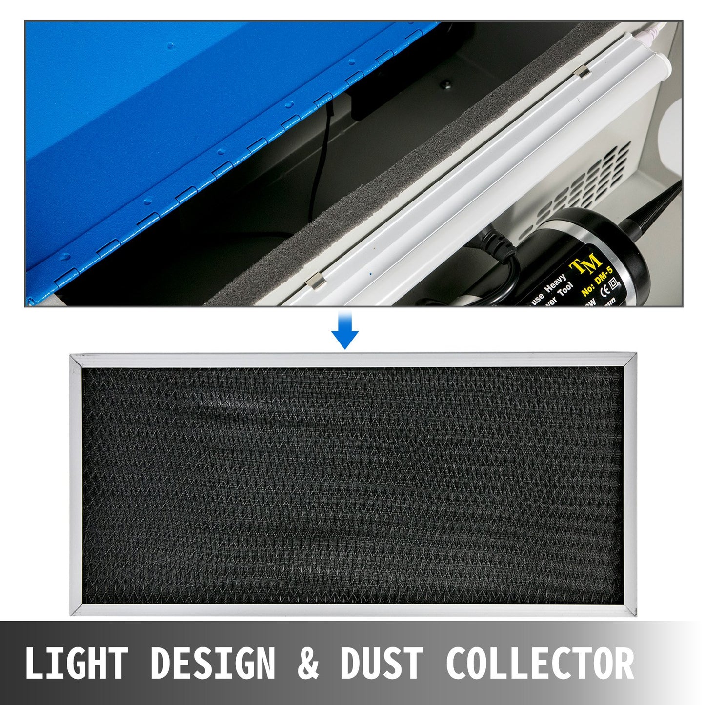 Schmuckpoliermaschine, Tischpoliermaschine, Staubabsaugung, Poliertisch, Poliermaschine mit Licht