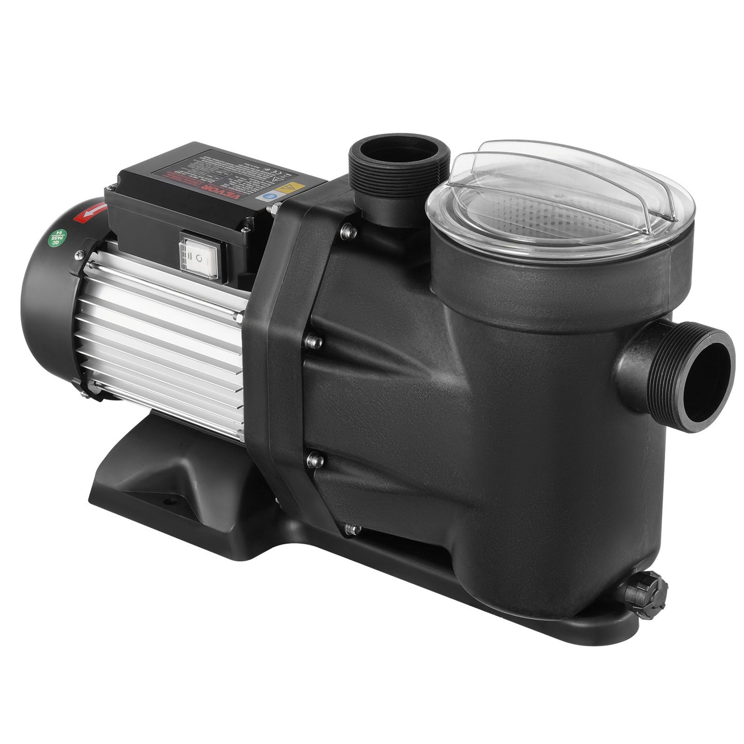 1100 W(1.5HP) Above Ground Pool Pump, 220V-240V, 1450 / 2860 RPM Dual Speed Pump 1100W, 27800 L/H Max. Flow Powerful Pump, Energy Saving Swimming Pool Pump for Above Ground Pool, CE Certification