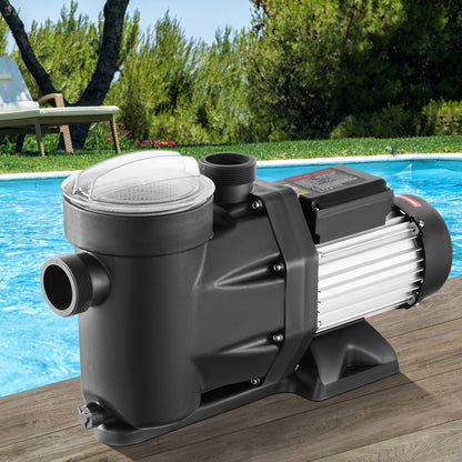 1500 W(2HP) Above Ground Pool Pump, 220V-240V, 1450 / 2860 RPM Dual Speed Pump 1800W, 33000 L/H Max. Flow Powerful Pump, Energy Saving Swimming Pool Pump for Above Ground Pool, CE Certification