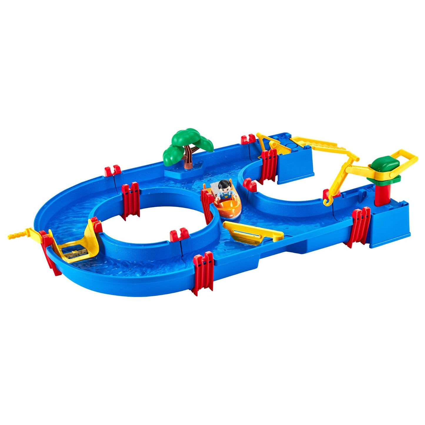 Wassertisch für Kleinkinder, Spielset mit Wasserlauf für Kinder, Sommer-Wasserpark-Spielset für Garten, Rasen und Strand mit 39 Zubehörteilen, sensorischer Spieltisch für Jungen und Mädchen ab 3 Jahren
