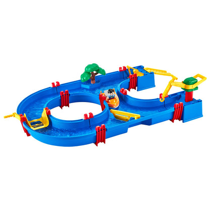 Wassertisch für Kleinkinder, Spielset mit Wasserlauf für Kinder, Sommer-Wasserpark-Spielset für Garten, Rasen und Strand mit 39 Zubehörteilen, sensorischer Spieltisch für Jungen und Mädchen ab 3 Jahren