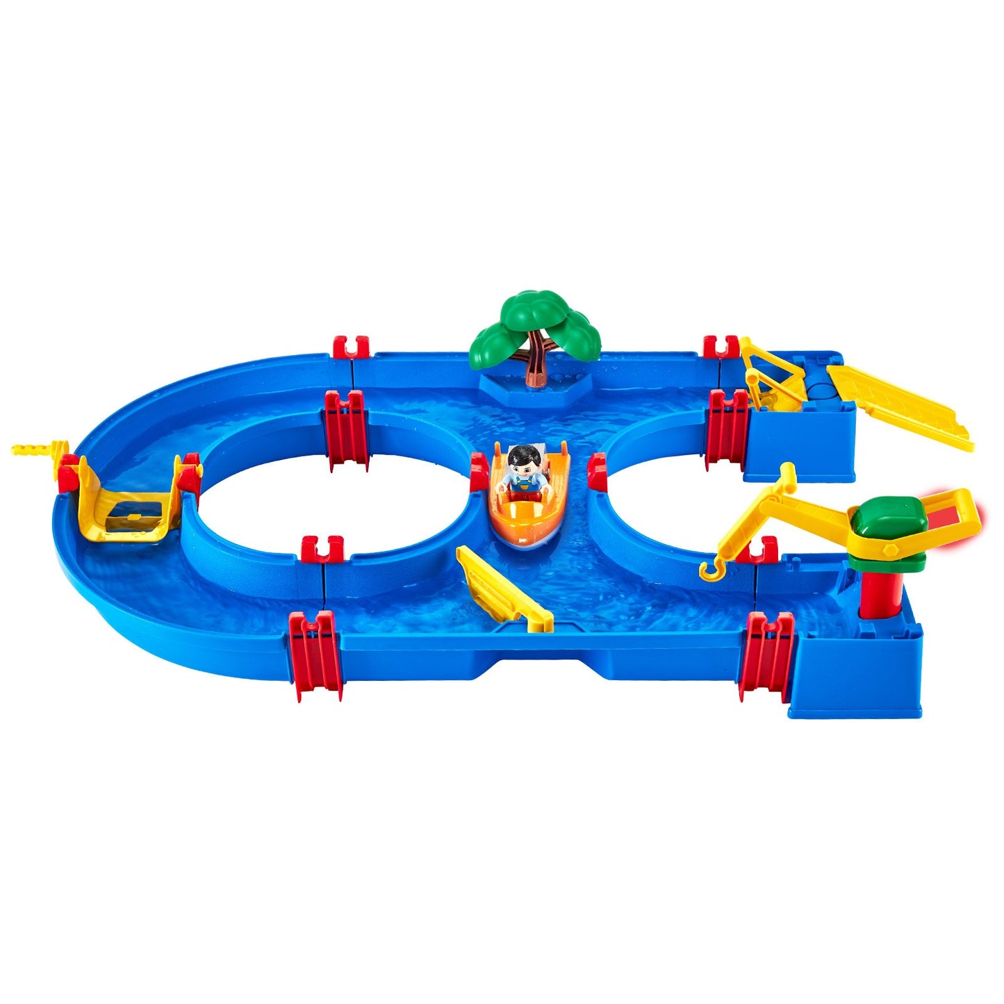 Wassertisch für Kleinkinder, Spielset mit Wasserlauf für Kinder, Sommer-Wasserpark-Spielset für Garten, Rasen und Strand mit 39 Zubehörteilen, sensorischer Spieltisch für Jungen und Mädchen ab 3 Jahren