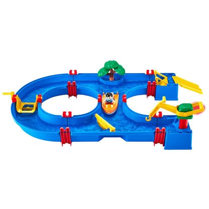 Wassertisch für Kleinkinder, Spielset mit Wasserlauf für Kinder, Sommer-Wasserpark-Spielset für Garten, Rasen und Strand mit 39 Zubehörteilen, sensorischer Spieltisch für Jungen und Mädchen ab 3 Jahren