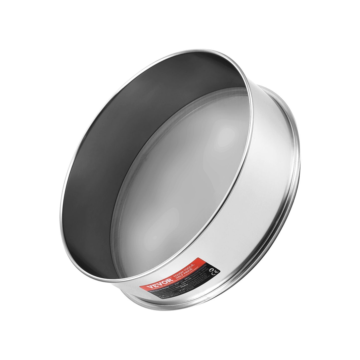 Flour Sieve Fine Mesh, 80 Mesh Flour Sifter, 304 Stainless Steel Fine Mesh Sifter Food-grade, Dia. 12.6" Fine Mesh Strainers for Baking, 5 Sizes Mesh hole for Mungbean, Rice, Flour, Pearl Powder