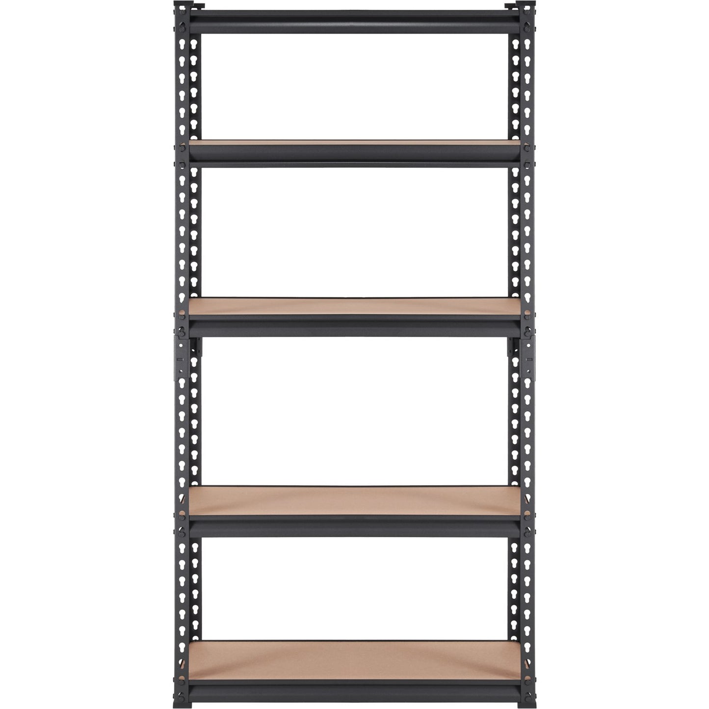 Storage Shelving Unit, 5-Tier Adjustable, 2000 lbs Capacity, Heavy Duty Garage Shelves Metal Organizer Utility Rack, Black, 30" L x 12" W x 60" H for Kitchen Pantry Basement Bathroom Laundry