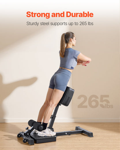 Sissy-Squat-Maschine, multifunktionale Sissy-Squat-Bank für tiefes Beinmuskeltraining, einfach aufzubauen und zusammenklappbar, Trainingsgerät für Rumpf, Taille und Gesäß, Beintrainingsgerät für das Heim-Fitnessstudio, Schwarz