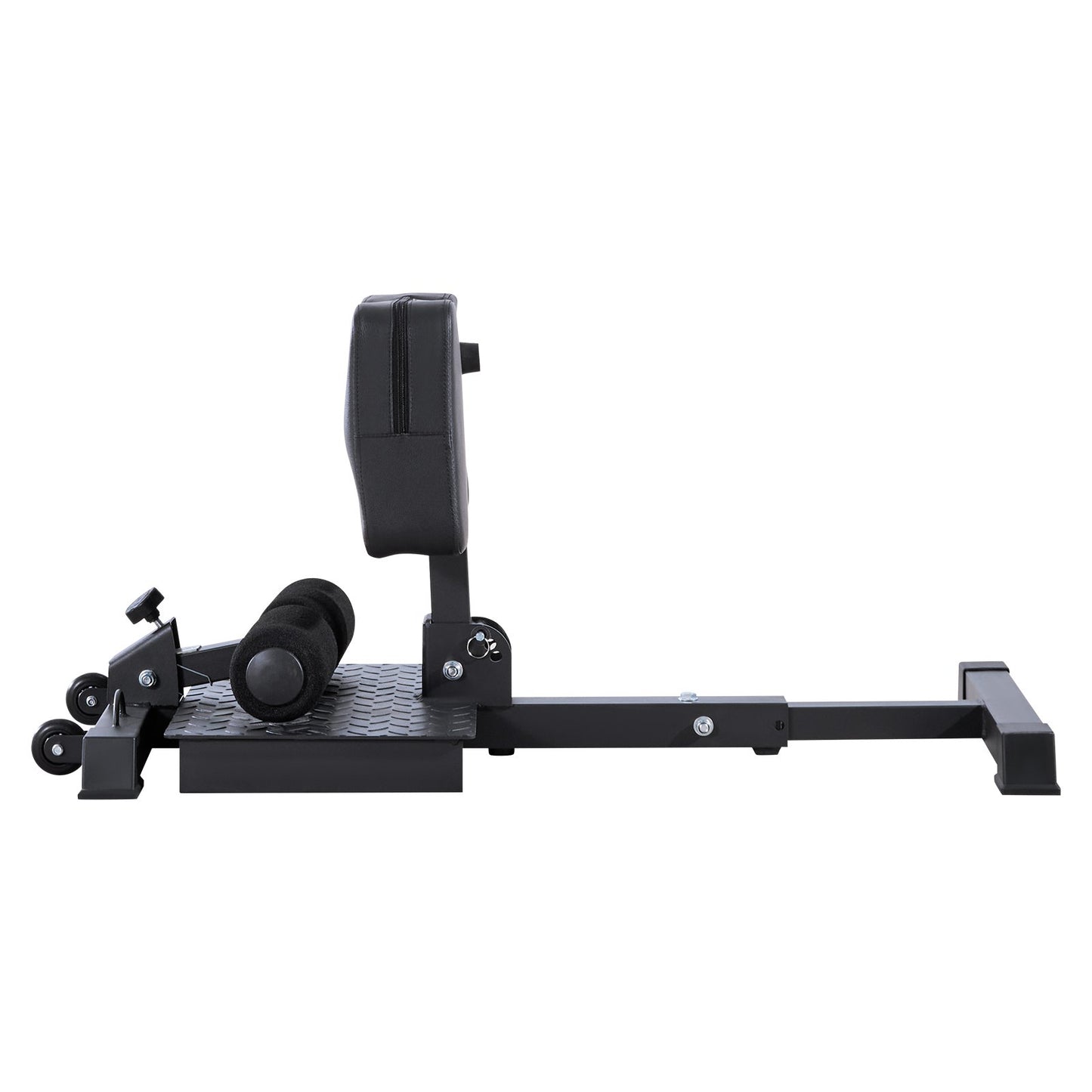 Sissy-Squat-Maschine, multifunktionale Sissy-Squat-Bank für tiefes Beinmuskeltraining, einfach aufzubauen und zusammenklappbar, Trainingsgerät für Rumpf, Taille und Gesäß, Beintrainingsgerät für das Heim-Fitnessstudio, Schwarz