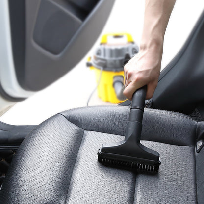 Nass-/Trockensauger, 10 l, 2 PS Spitzenleistung, effiziente Saug- und Blasfunktion mit Düse, Rollen, tragbarer Werkstattsauger mit Zubehör, leicht, ideal für Teppiche, Schmutz und Tierhaare, gelb